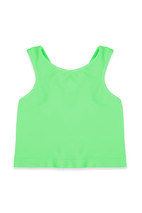 KURVE BUTTER SOFT GIRLS CROP RACERBACK TANK TOP