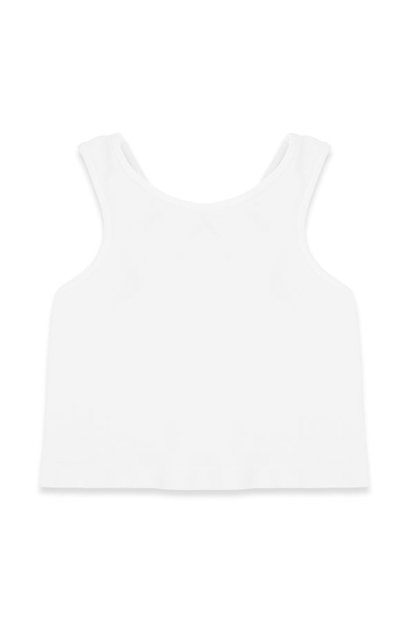 KURVE GIRLS BUTTER SOFT CROP RACERBACK TANK TOP