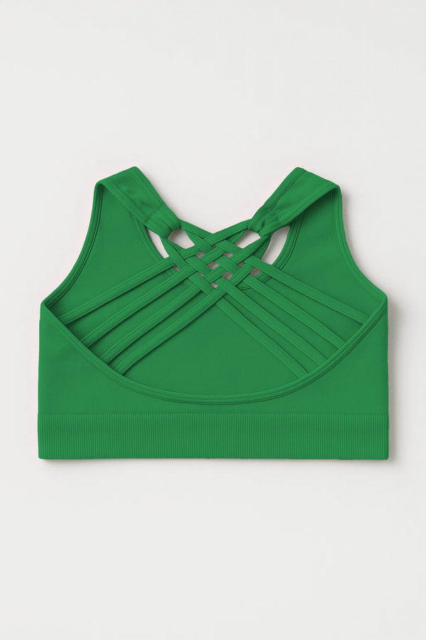 KURVE GIRLS BUTTER SOFT STRAPPY SPORTS TRAINING BRA