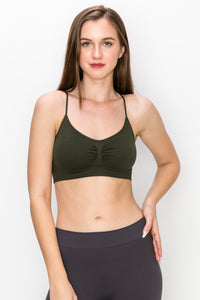 RUCHING BRALETTE