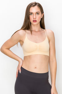 RUCHING BRALETTE