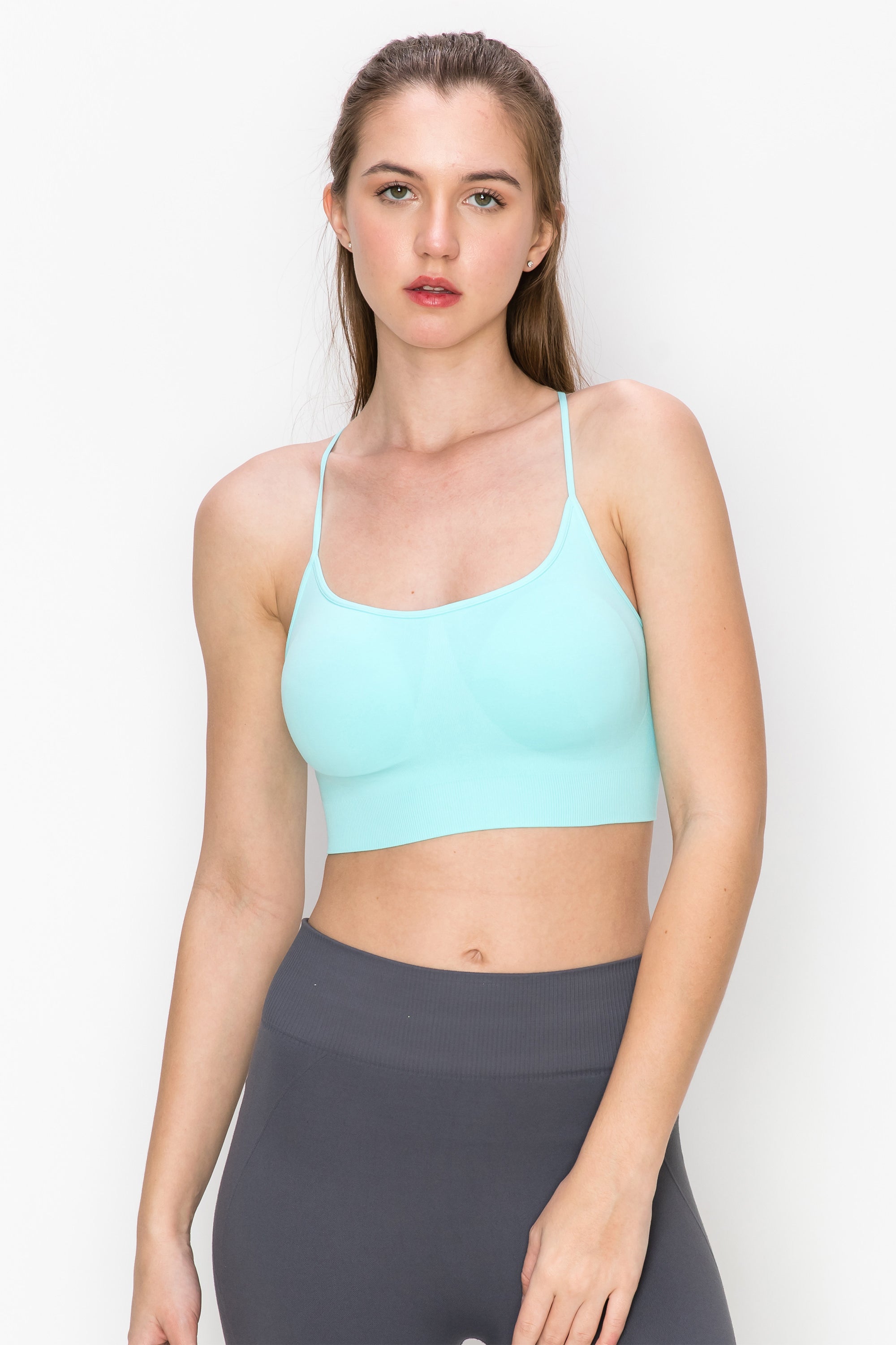 Kurve High Neck Bralette, UV Protective Fabric UPF 50+ (Made with