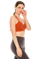 HEART PATTERN JACQUARD LACE STRAP BRA CAMI