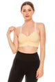 HEART PATTERN JACQUARD LACE STRAP BRA CAMI