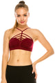 NEVER GLEAM FRONT CAGED BRALETTE