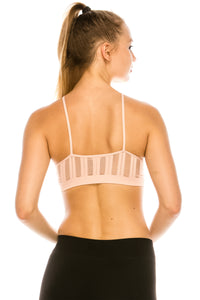NEVER GLEAM FRONT CAGED BRALETTE