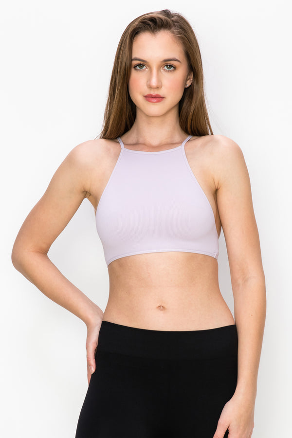 KURVE BUTTER SOFT HIGH NECK BRALETTE