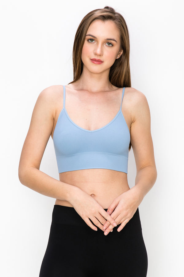 KURVE SOFT RIB V-NECK BRALETTE