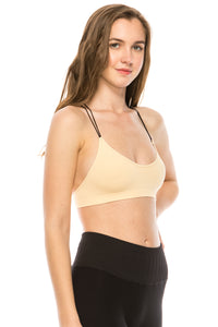 KURVE DOUBLE SKINNY STRAP Y-BACK BRALETTE