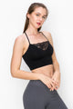 WIDE BAND LACE TRIM BRA CAMI