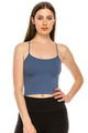 KURVE SEMALESS X-BACK CROP CAMI