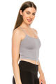 KURVE SEMALESS X-BACK CROP CAMI