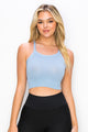 RIBBED WIDE STRAP BRA CAMI