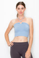 O-RING HALTER CROP TOP