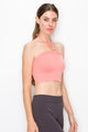 O-RING HALTER CROP TOP