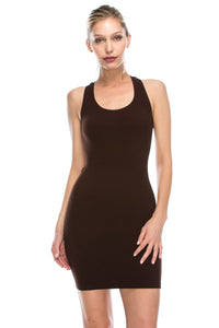 RIB RACERBACK TANK DRESS