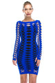 BIG HOLE FISHNET DRESS