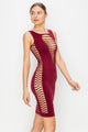 SLASHED OUT TANK DRESS