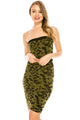 CAMOFLAGE TUBE DRESS