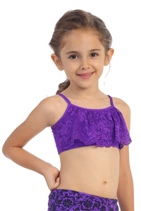 KIDS BASIC BANDEAU CAMI WITH LACE