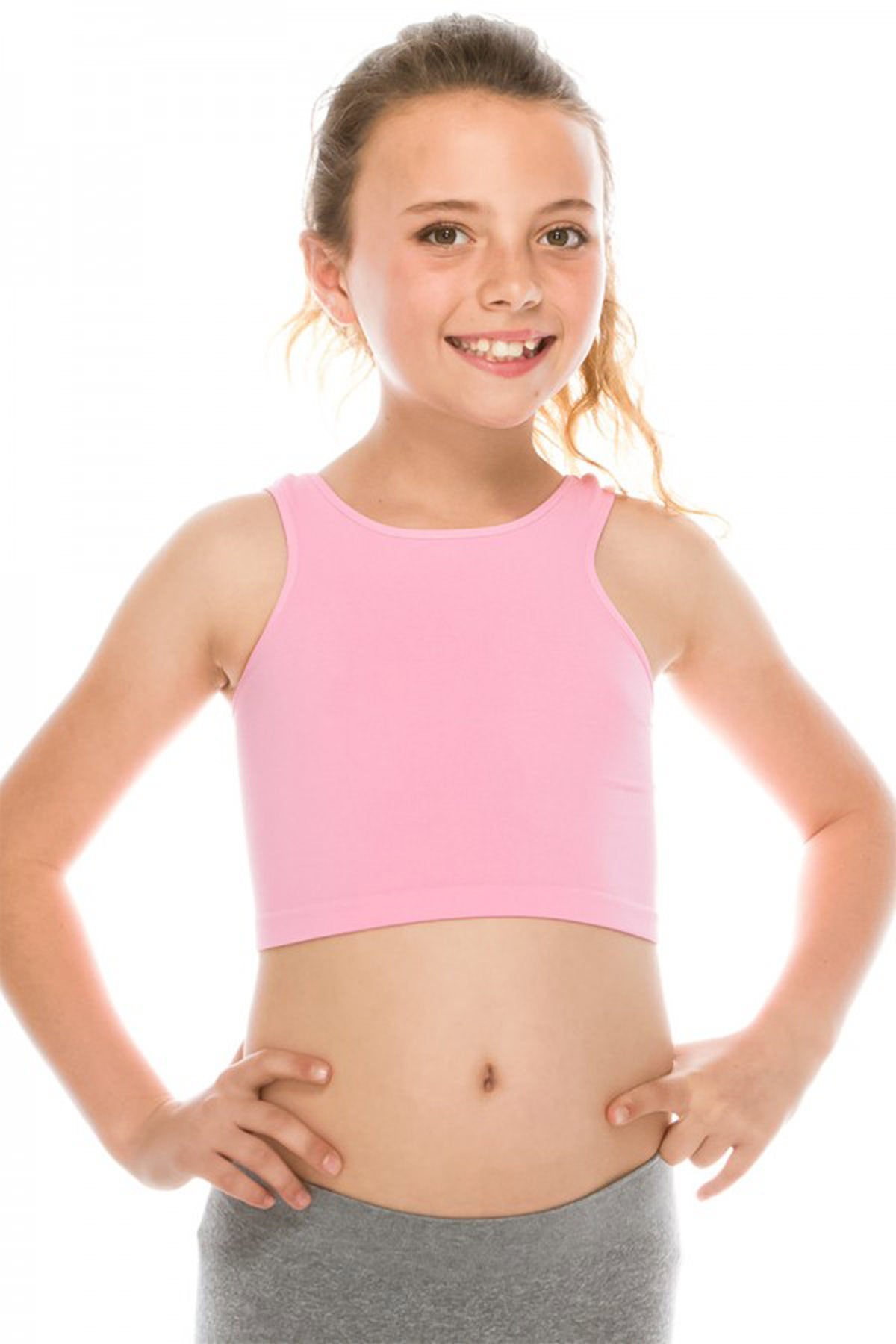SEAUR Girls Ribbed Knit Crop Top Sleeveless Round Neck Crop Top Kids  Athletic Cropped Tank Tops for Girls Casual Toddler Dance Tops Activewear  6T : : Clothing, Shoes & Accessories