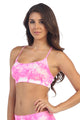 MARBLE TIE DYE BANDEAU CAMI TOP