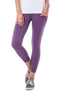 TRI HEATHER CALF LEGGINGS