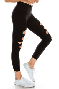 DIRTY EYES CALF LEGGINGS