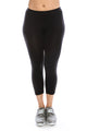 PLUS SIZE CALF LEGGINGS