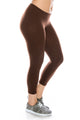 PLUS SIZE CALF LEGGINGS