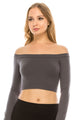 LONG SLEEVE CROP TOP