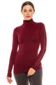 MOCK NECK LONG SLEEVE TOP