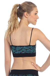 GIRAFFE SEQUIN BANDEAU CAMI TOP