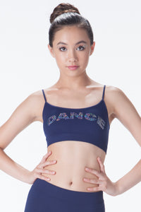 SEQUINED 'DANCE' BANDEAU CAMI TOP
