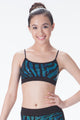 ZEBRA SEQUIN BANDEAU CAMI TOP