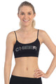 SEQUINED 'CHEER' BANDEAU CAMI TOP