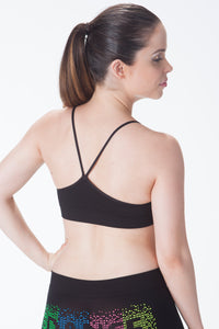NEON BLAST RACERBACK BANDEAU CAMI