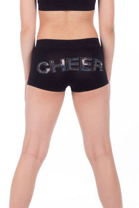 "CHEER" SEQUIN & STUD BOYSHORTS