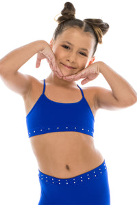 KIDS LOW LEAD RHINESTONE BANDEAU CAMI TOP