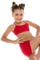 KIDS LOW LEAD RHINESTONE BANDEAU CAMI TOP