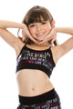 KIDS LOVE DANCE SEQUIN  BRA CAMI