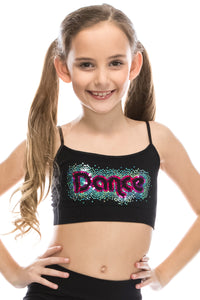 KIDS DANCE HOLOGRAM SEQUIN BRA CAMI