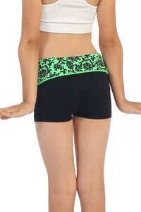 SEPARATE BAND FLOWER PRINT KID BOYSHORTS