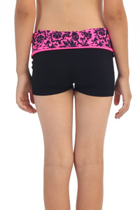 SEPARATE BAND FLOWER PRINT KID BOYSHORTS