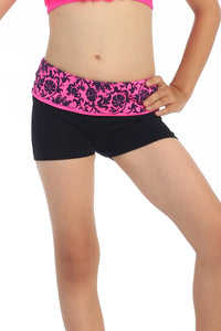 SEPARATE BAND FLOWER PRINT KID BOYSHORTS