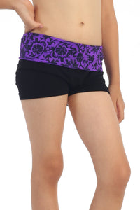 SEPARATE BAND FLOWER PRINT KID BOYSHORTS