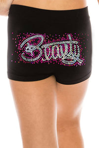 KIDS "BEAUTY" SEQUIN BOYSHORTS