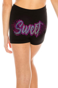 KIDS "SWEET" SEQUIN BOYSHORTS