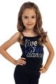 KIDS "LIVE LOVE DANCE" SEQUIN CAMI