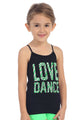 KIDS "LOVE DANCE" STUD CAMI